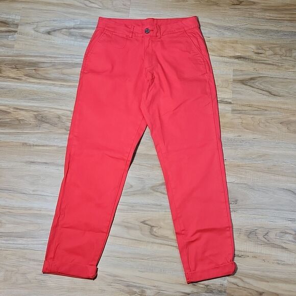 ☔️💜Dip Red High Waist Pants Size 4 - Picture 2 of 10